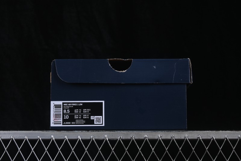 Nike Air Force 1'07 Low Collaboration Skateboarding Shoes with Full-Length Air Cushion - JL8888-002