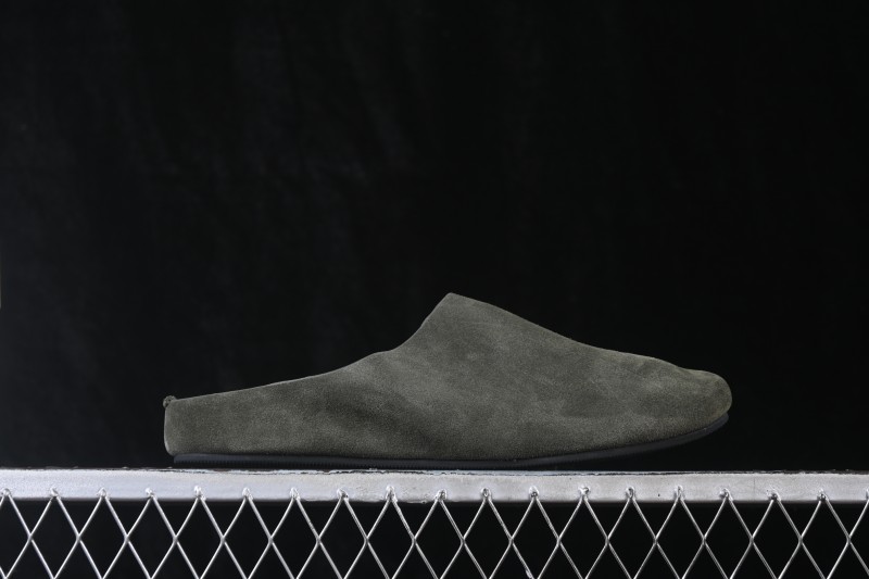 The Row Hudson Round-Toe Half-Covered Casual Mule Slippers - BTOL