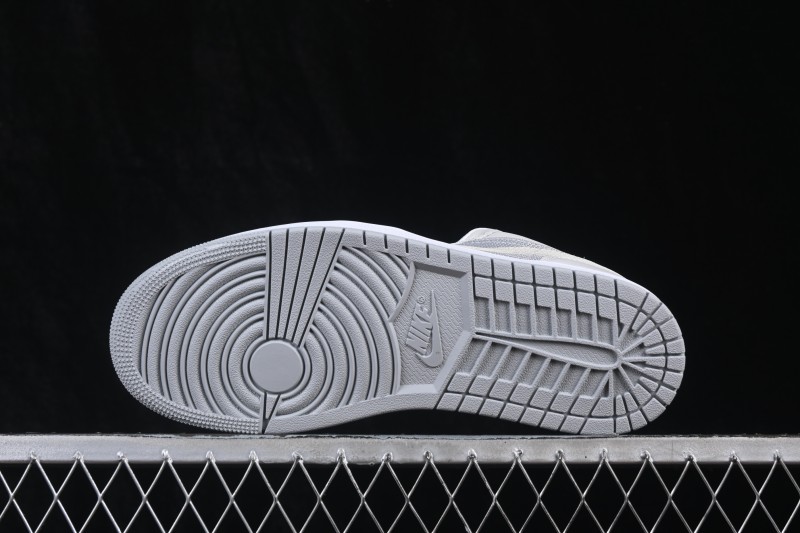 Nike Air Jordan 1 Low AJ1 Light Grey Colorblock Low-Top Retro Culture Basketball Shoes - IO2049-100