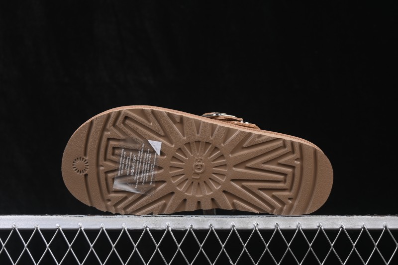 UGG Golden Family Solid Color Round Toe Slippers - 1180251 CHE