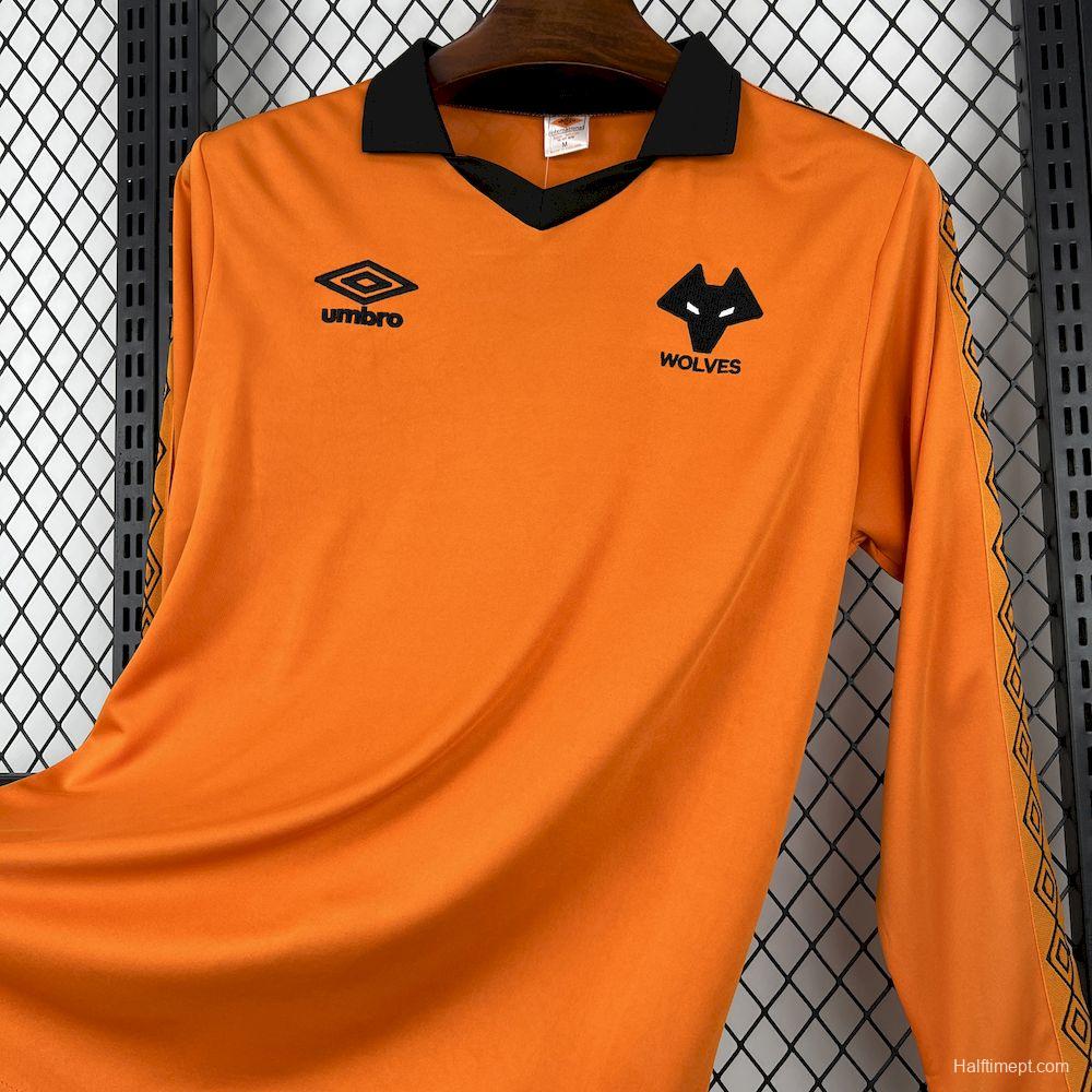 1980/81 Retro Wolves Home Long Sleeve Jersey