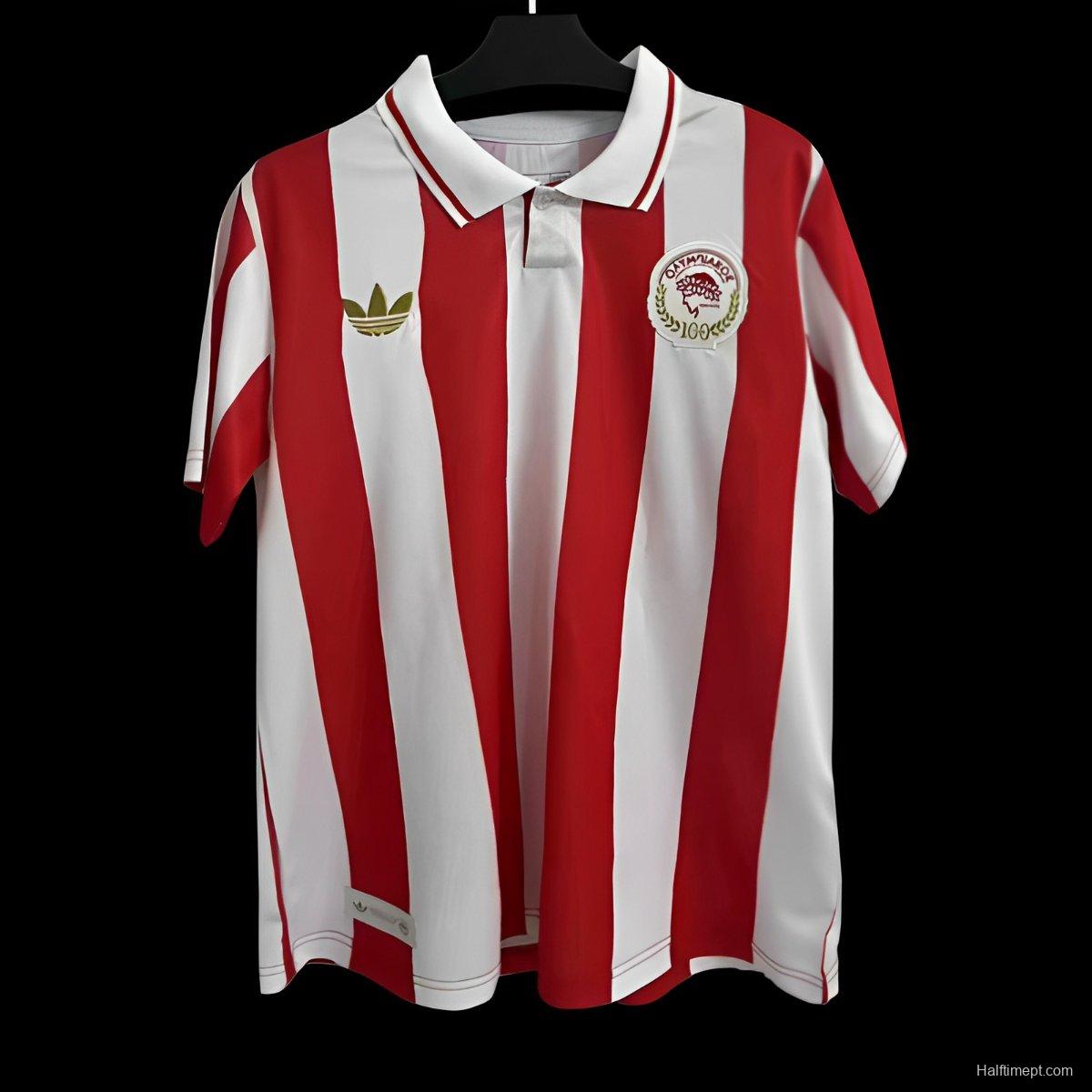 24/25 Olympiacos 100Th  Anniversary Home Jersey