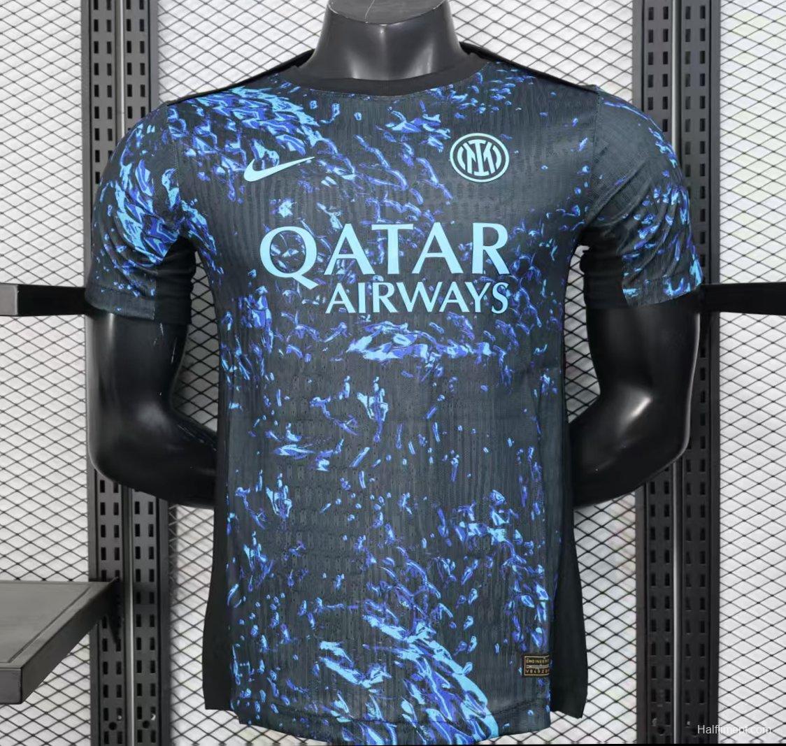 Player Version 25/26 Inter Milan Blue with Camouflage Pattern Jersey