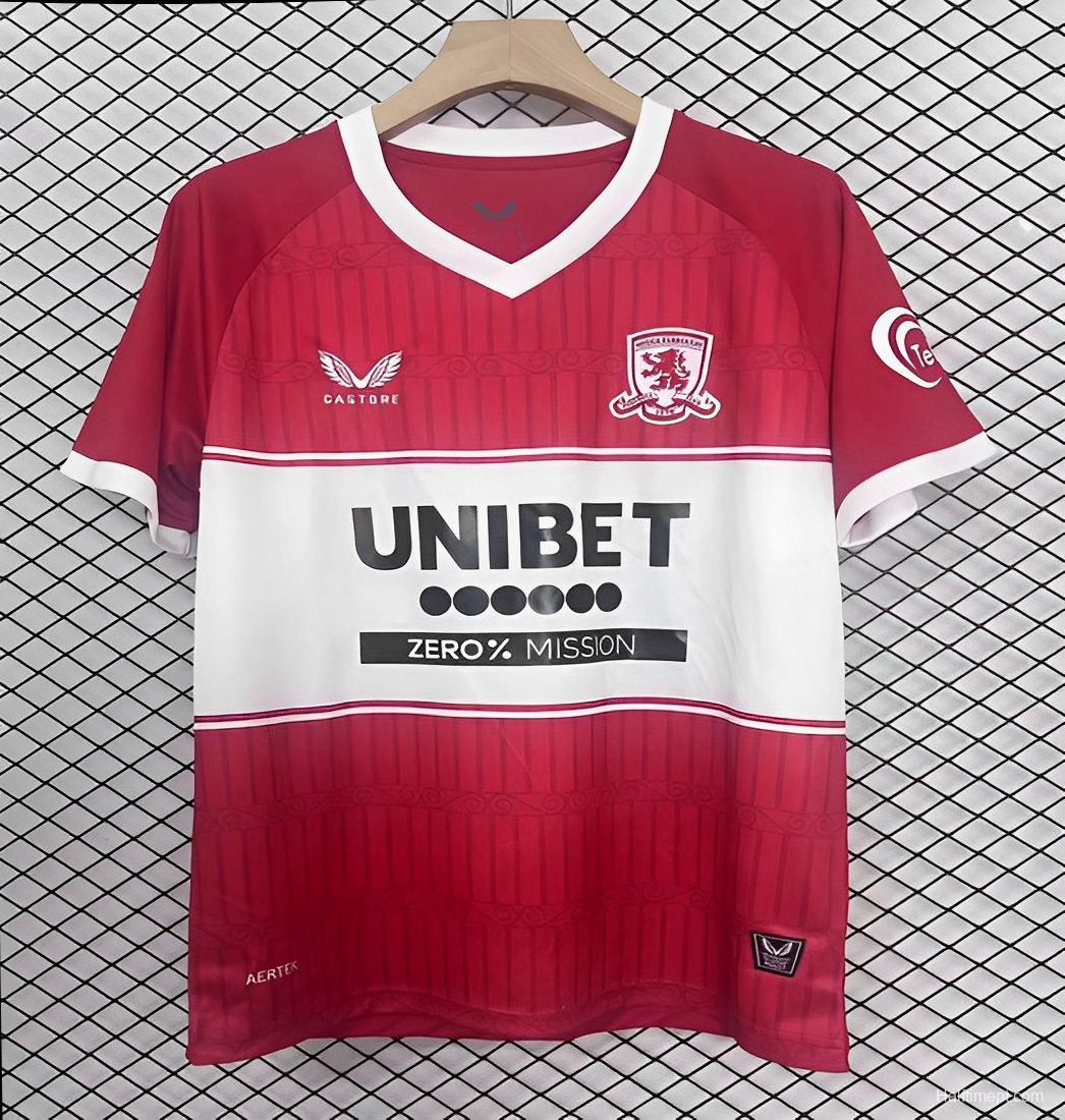 25/26 Middlesbrough Home Jersey