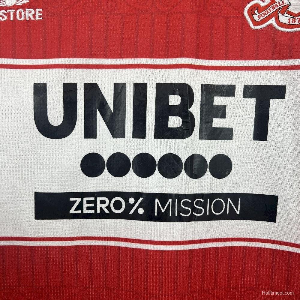 25/26 Middlesbrough Home Jersey