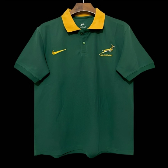 2026 South Africa Green Polo Rugby Jersey