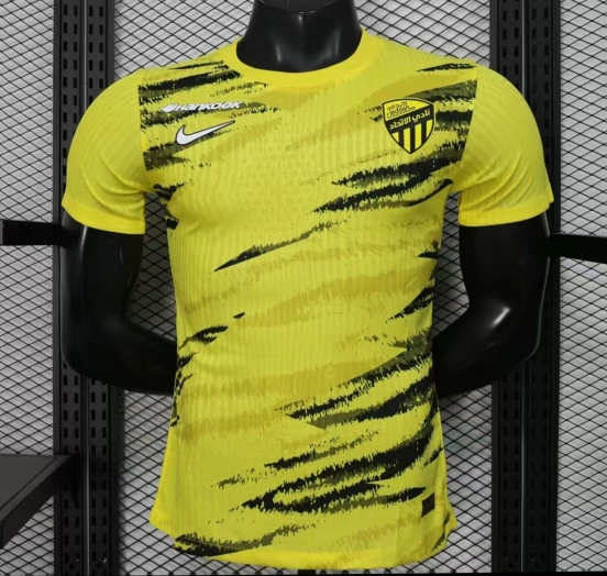 Player Version 25/26 Al-Ahli Saudi  Yellow Pre-Match Jersey