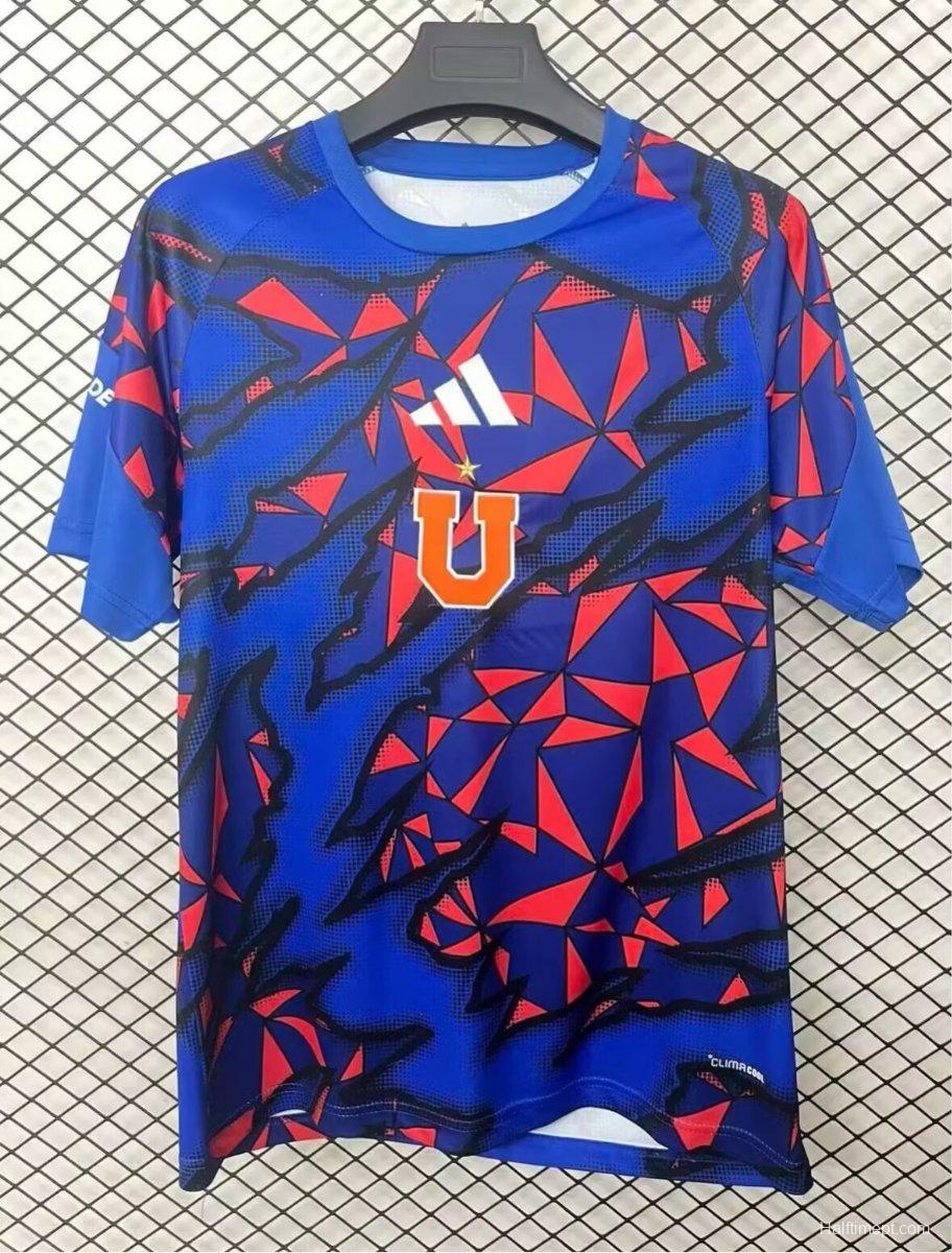 26/27 Club Universidad de Chile Blue Pre-Match Jersey