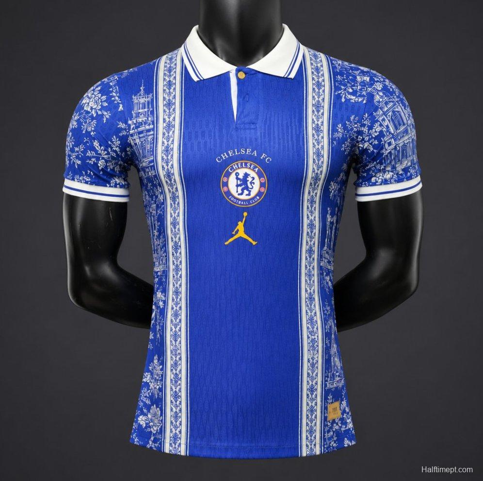 Player Version 26/27 Chelsea x Jordan x Dior Parisian Heritage Concept POLO Jersey