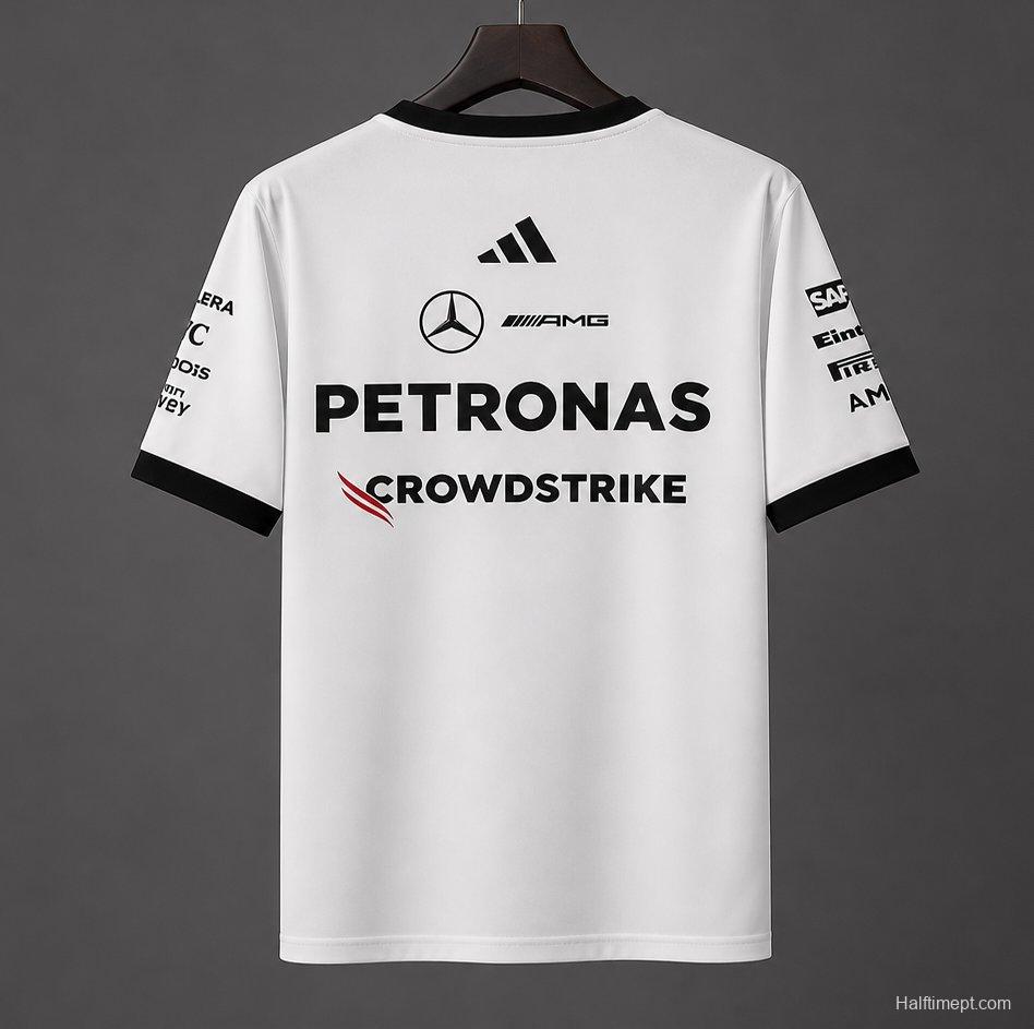 2026 F1 Mercedes-AMG Petronas F1 Team White Training Jersey