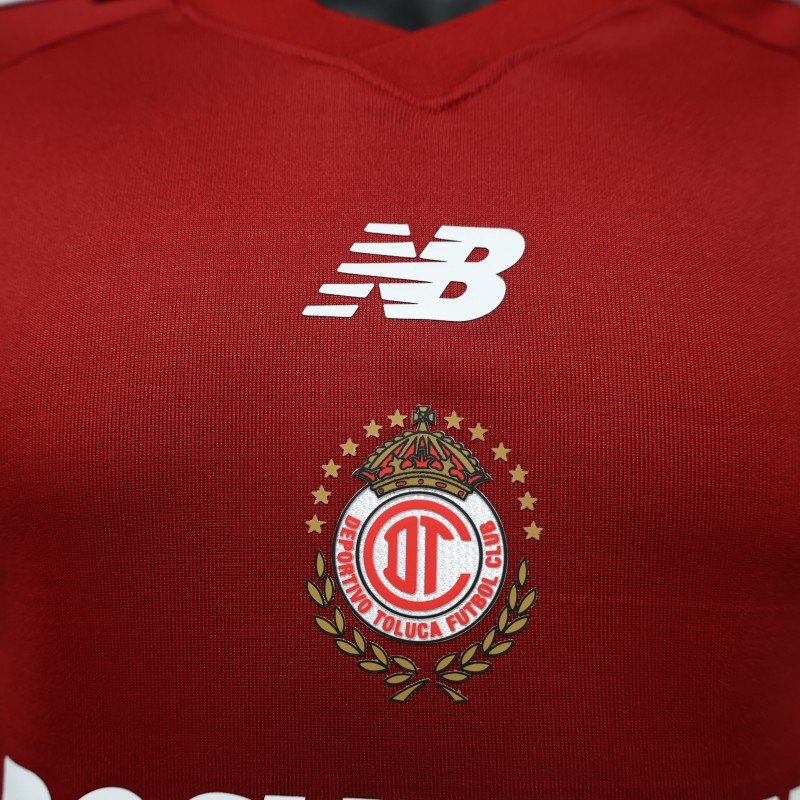 Player Version 26/27 Toluca Home Red Jersey