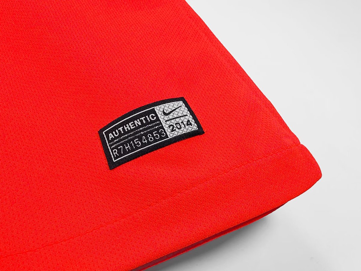 Retro 14/15 FC Barcelona Away Orange-Red  Jersey