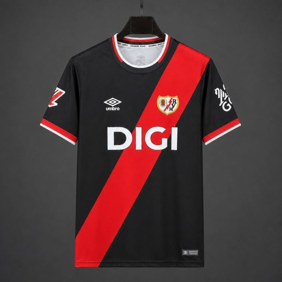 26/27 Rayo Vallecano Goalkeeper Home Black Jersey