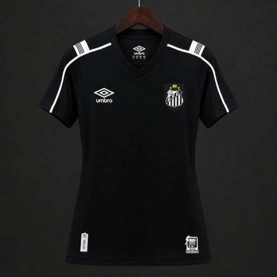 2026 Women Santos Third Black Jersey