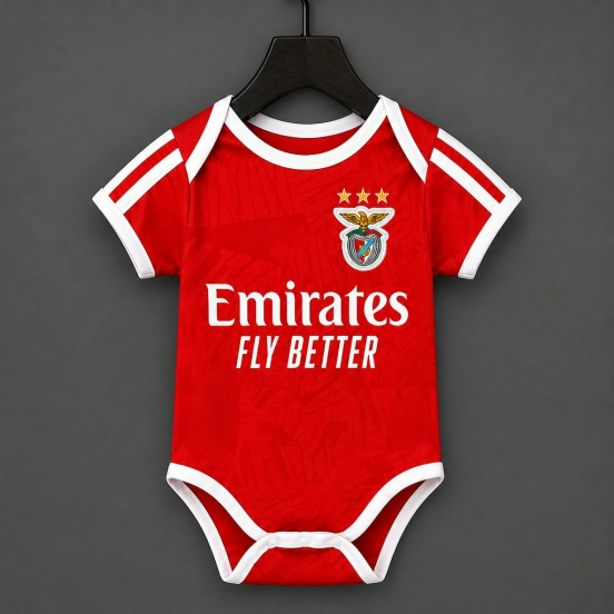 26/27 Benfica Home Baby Romper Jersey